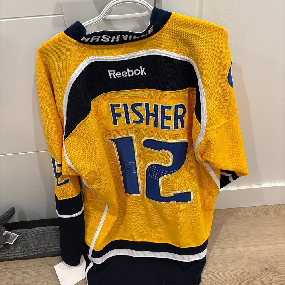 BNWT Mike Fisher Preds Jersey